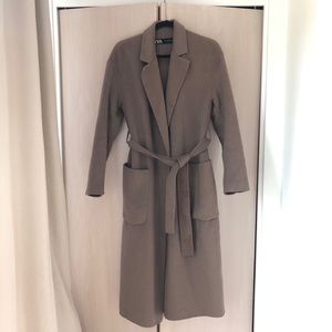 Zara long wool coat